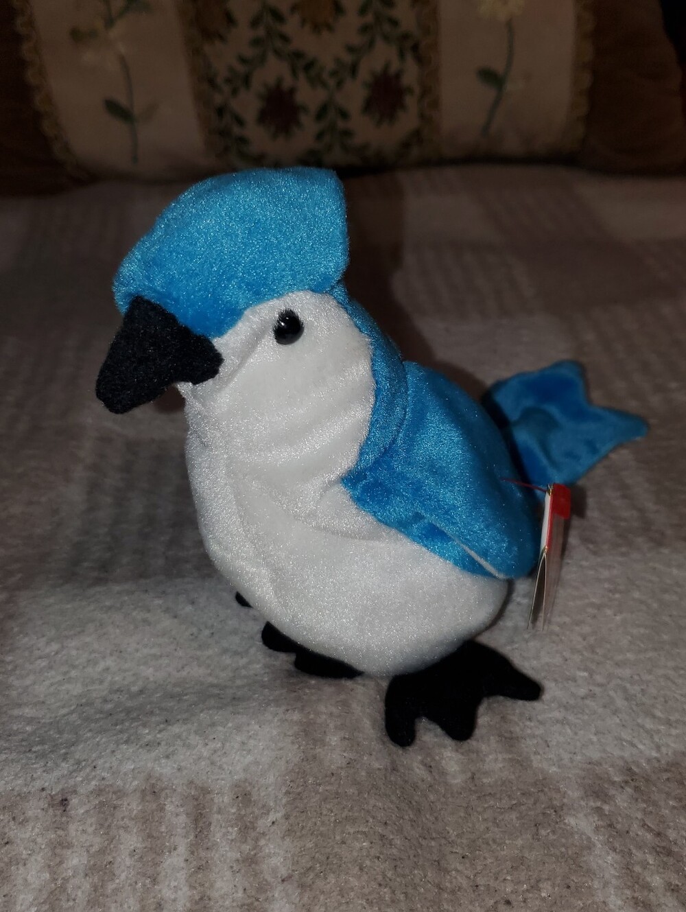 5 for $25 | NWT Vintage Ty Beanie Baby Rocket the Blue Jay Plush